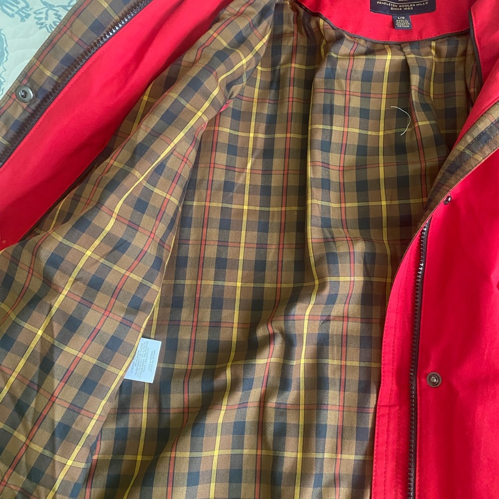 Pendleton Red Utility Jacket - image 3